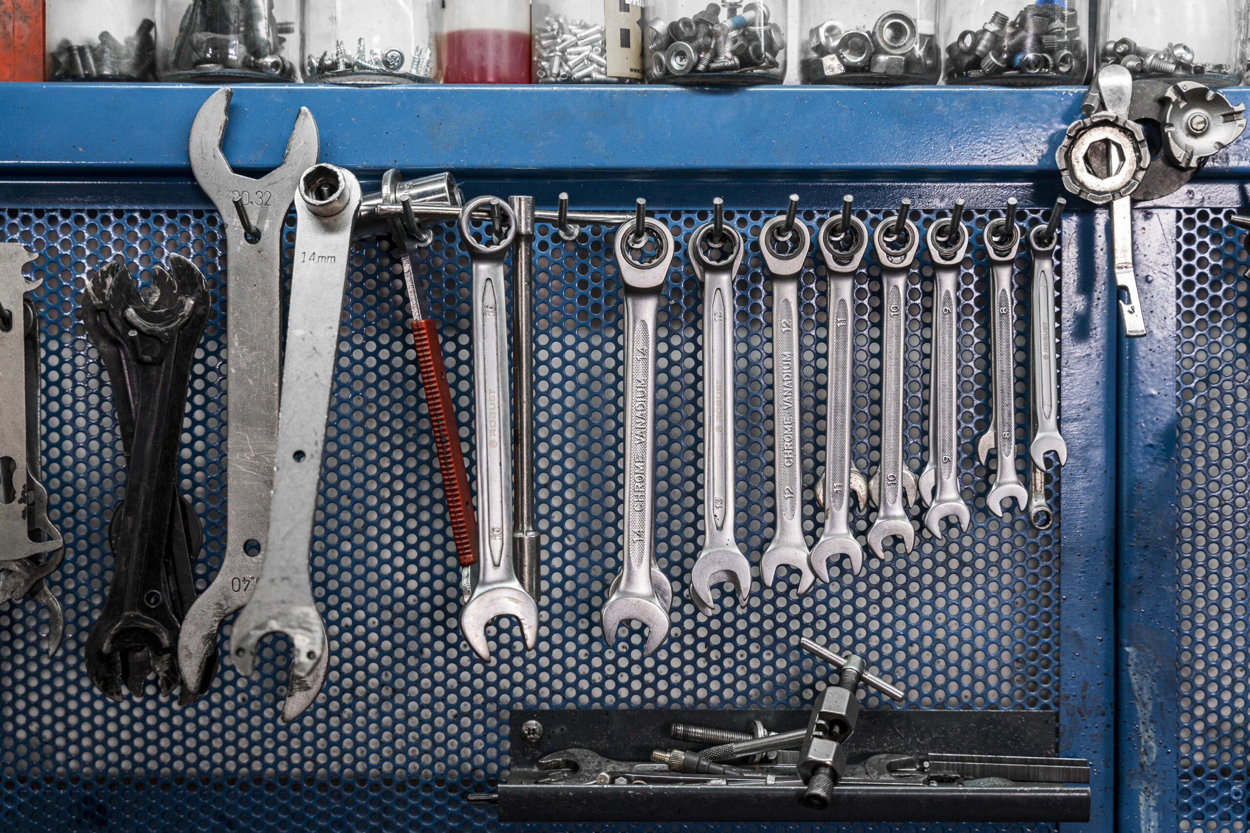 tools-for-bike-creation-in-workshop